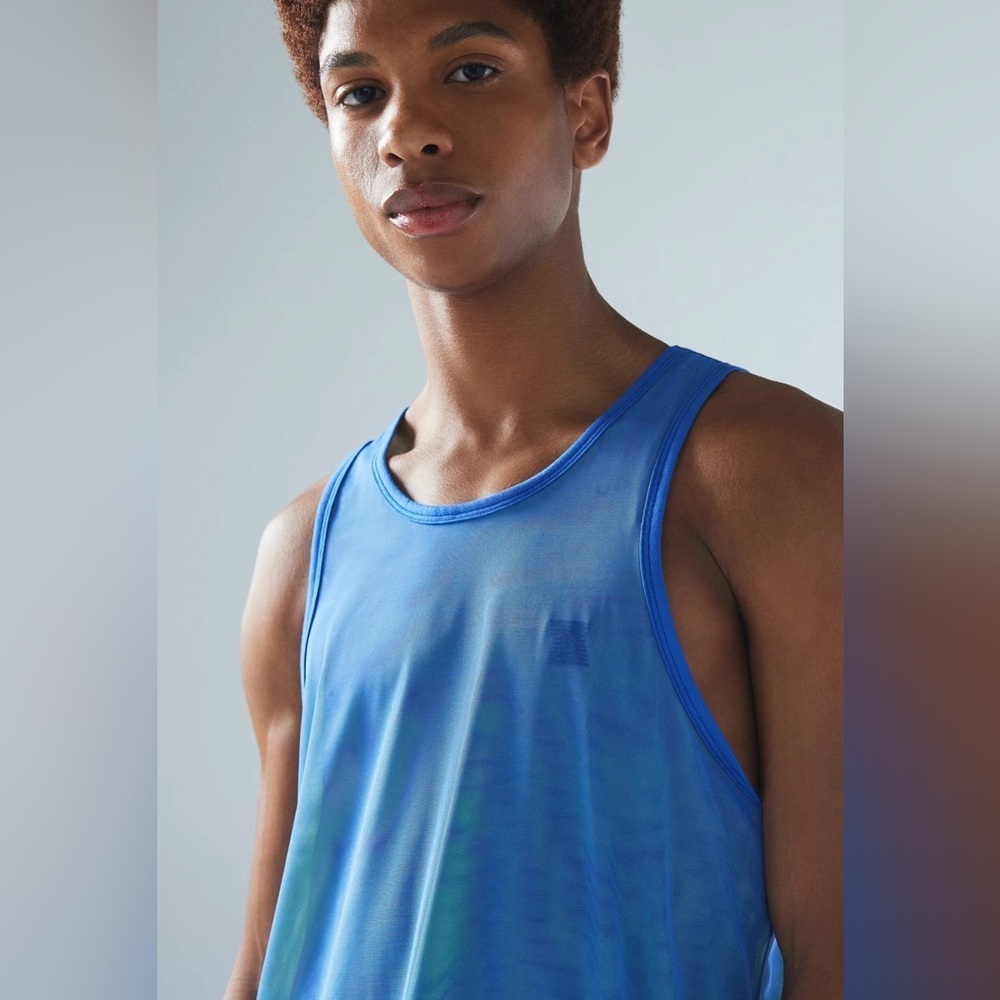 NWT, Savage x Fenty I DARE HUE REVERSIBLE SLEEP TANK, True Blue, L